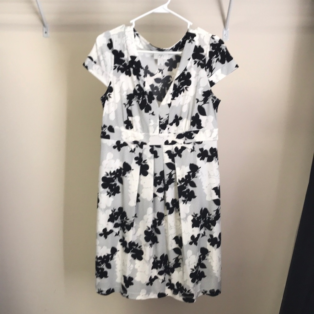 Black and white dress